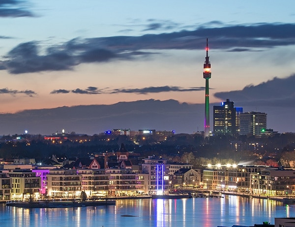 Dortmund Innenstadt mit Florianturm